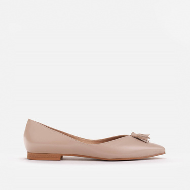 Women's ballerinas with low sides
